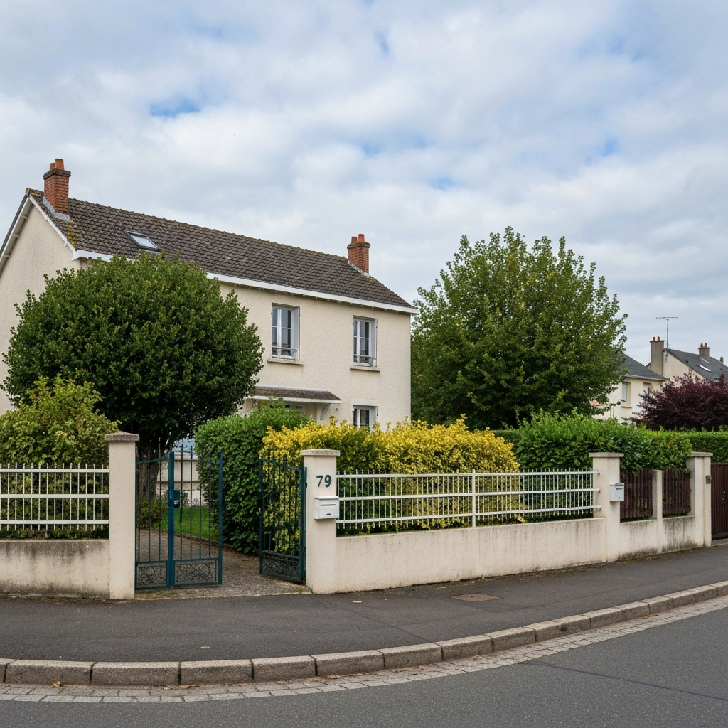 Vue extérieure d'une maison de quatre chambres à Saint-Chéron