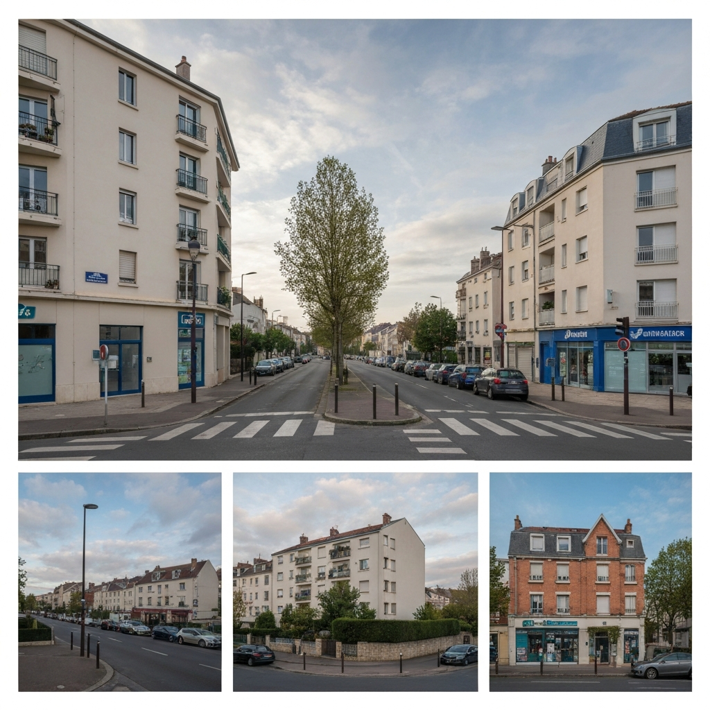 Vue du pavillon à Saint-Chéron à proximité de la gare RER
