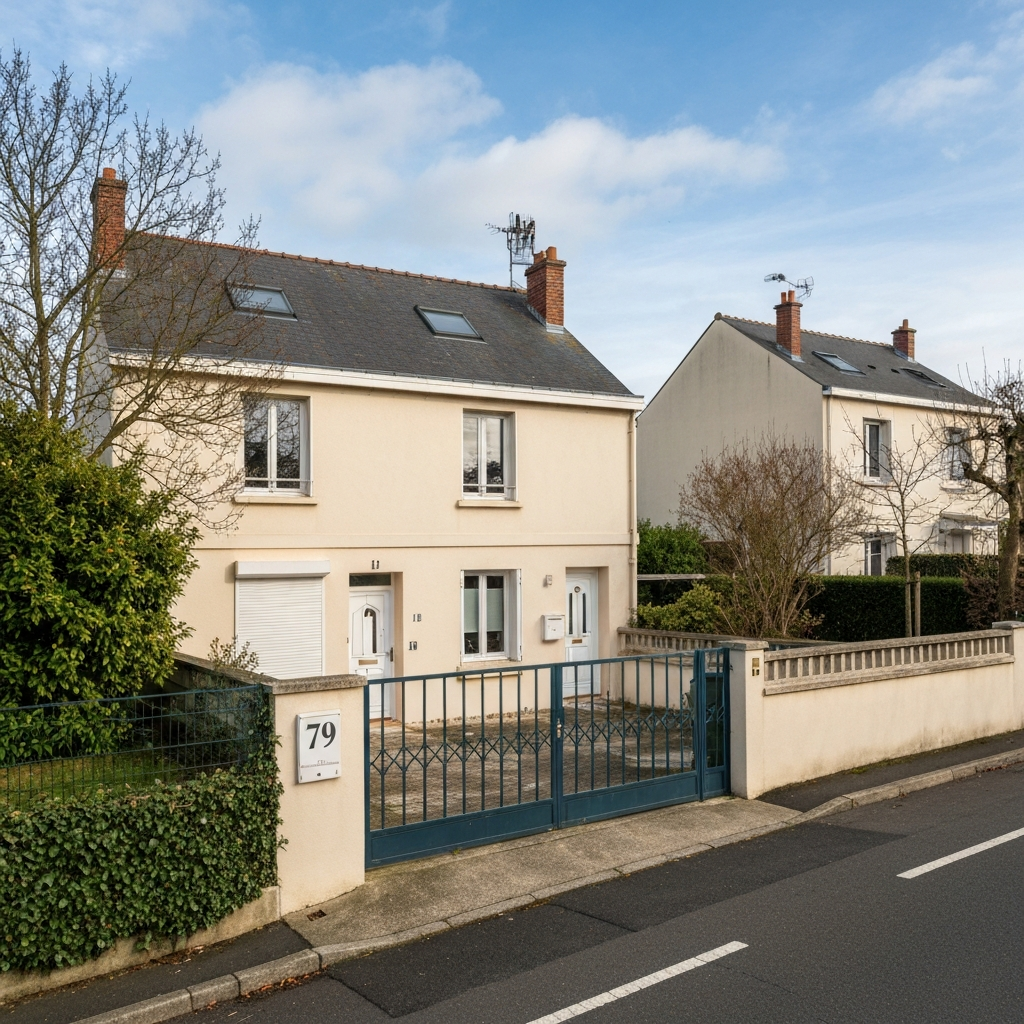 Vue extérieure d'une maison avec sous-sol total à Saint-Chéron pour estimation immobilière