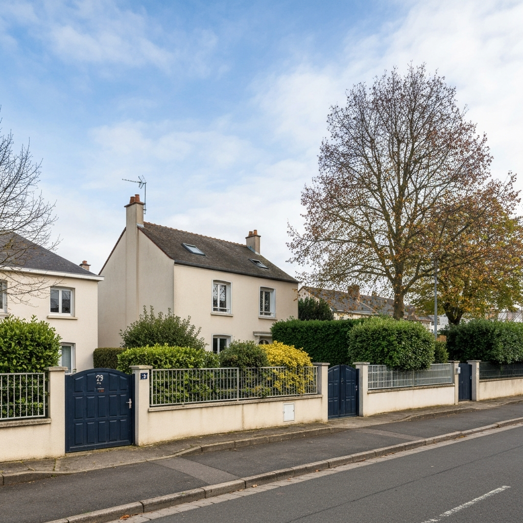 Vue panoramique des coteaux d'Orge à Saint-Chéron avec des maisons et un paysage verdoyant
