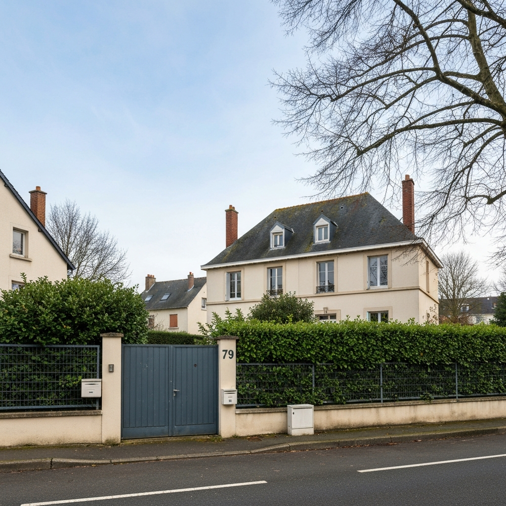 Vue panoramique d'une maison à Saint-Chéron, idéale pour la vente en 2026