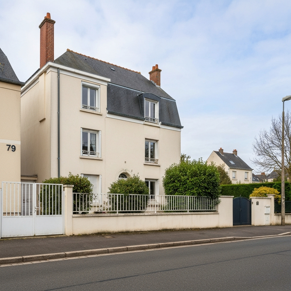 Vue d'une maison neuve à vendre à Saint-Chéron