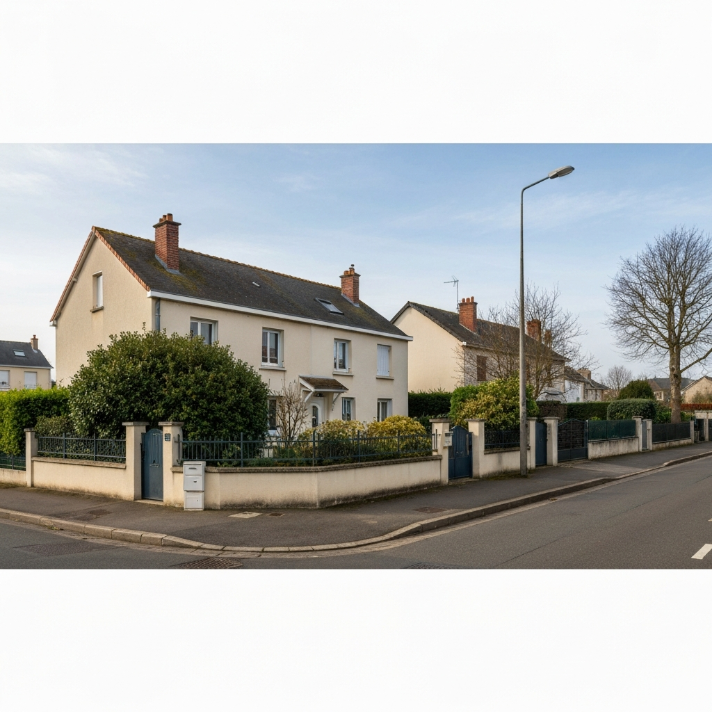 Vue d'une maison à Saint-Chéron représentant un premier achat immobilier