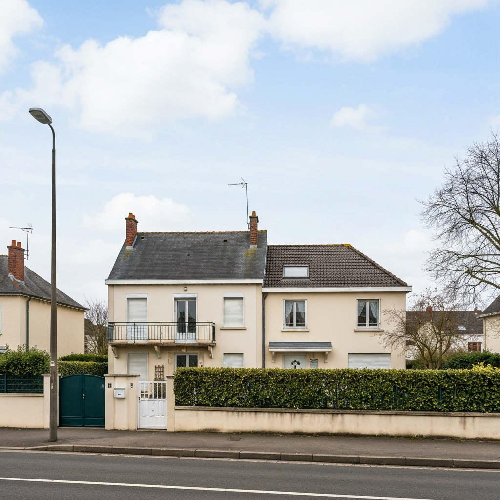 Vue extérieure des écoles maternelle et primaire de Saint-Chéron